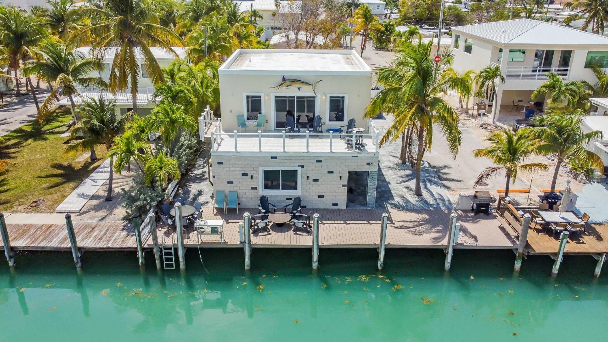 Villa Vaca Cut With 60' Dock 4Br-4Ba 2 Kitchens Marathon Exterior foto